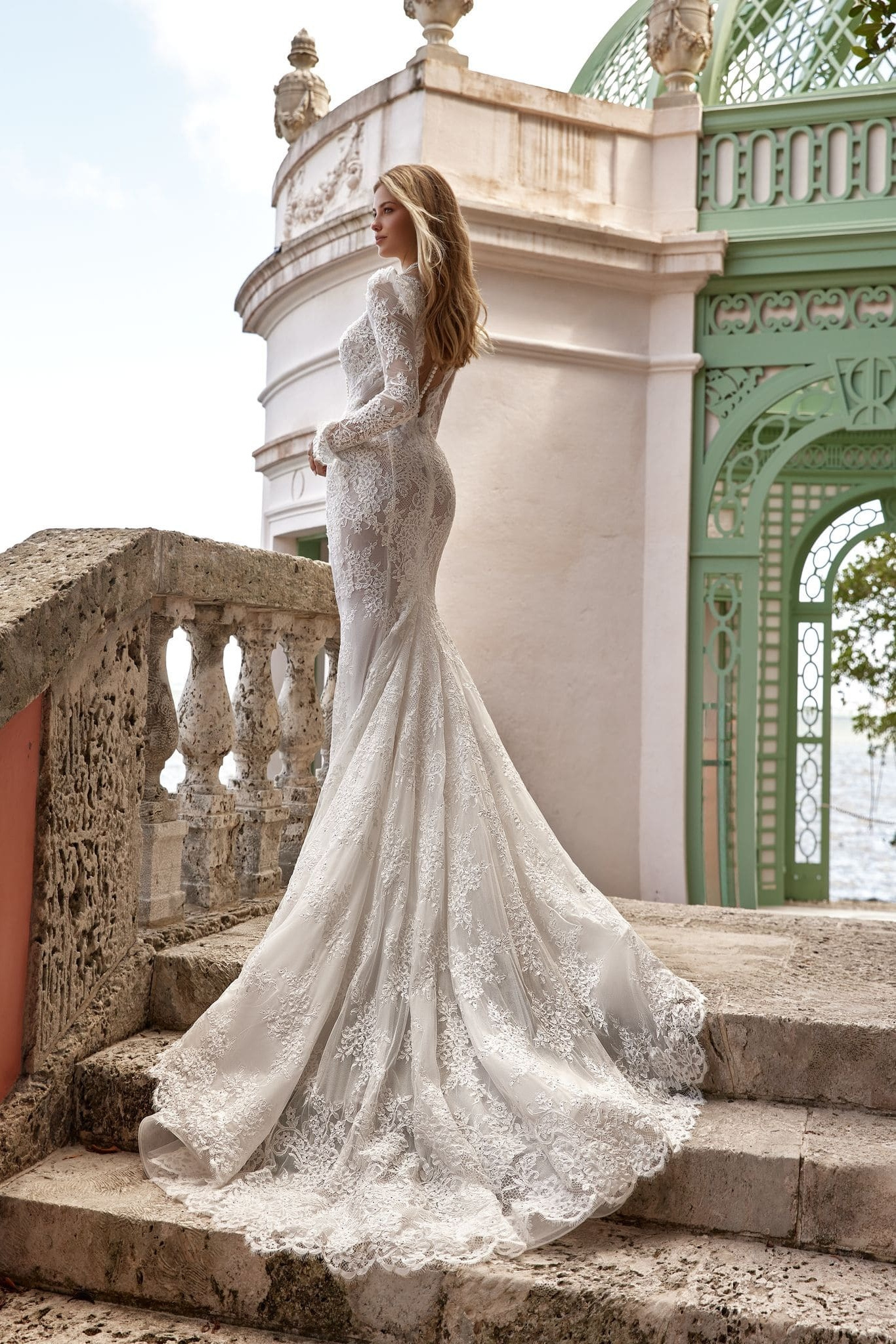 マーメイドドレスの画像Ιプリマ後ろ